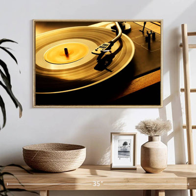 Spinning Vinyl Record
