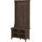 Entryway Hall Tree With Shoe Storage Bench, Double Prong Hooks, Adjustable Shelves, And Durable Finish