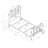 Wren Metal Bed-520076400-520076404