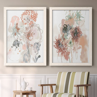 Toile encadrée Petal Drift III-Premium - prête à être accrochée
