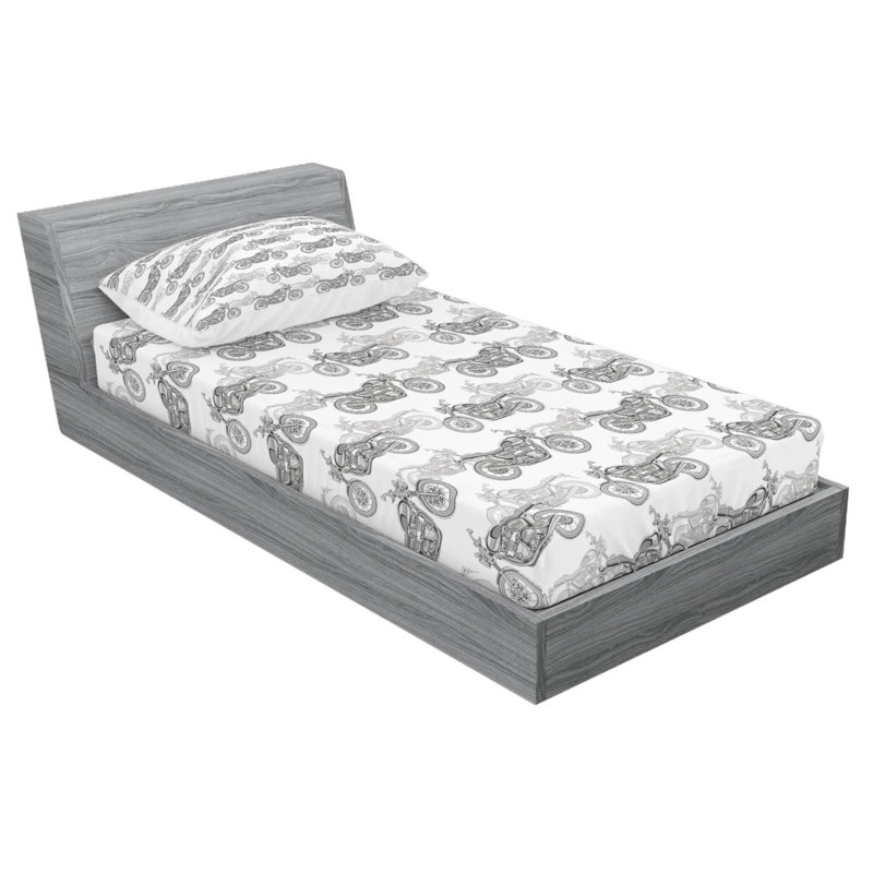 Microfiber Sheet Set, Twin XL Sheet Set with Fitted Sheet