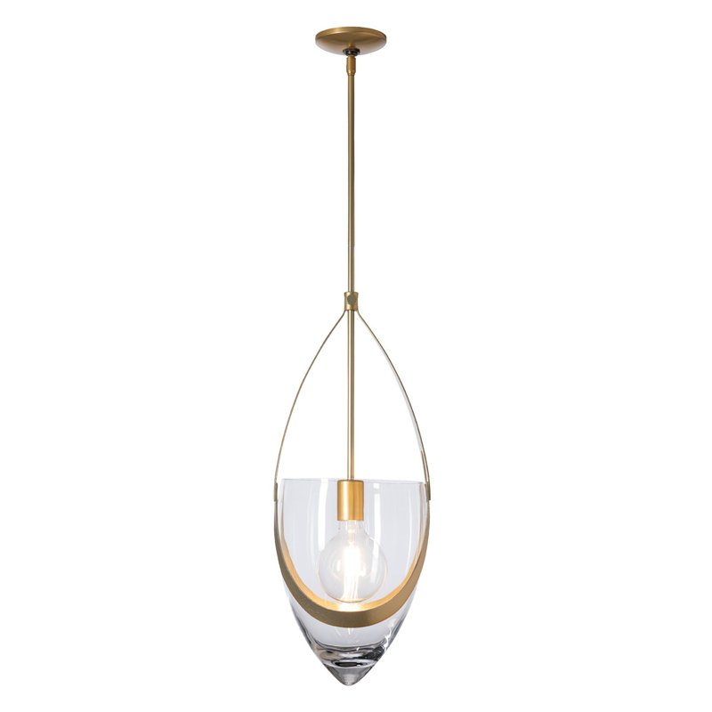 Vaso Pendant - Oil Rubbed Bronze, Modern Brass