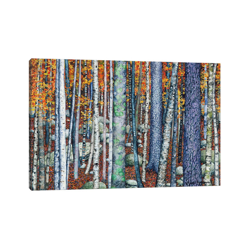 " Sticks And Stones " by Maggie Vandewalle, Unframed, 8" H x 12" W x 0.75" D, No Mat
