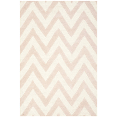 Sanyla Hand Tufted Wool Chevron Rug