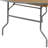 Marcott Round Heavy Duty Birchwood Folding Banquet Table with Metal Edges-11792399