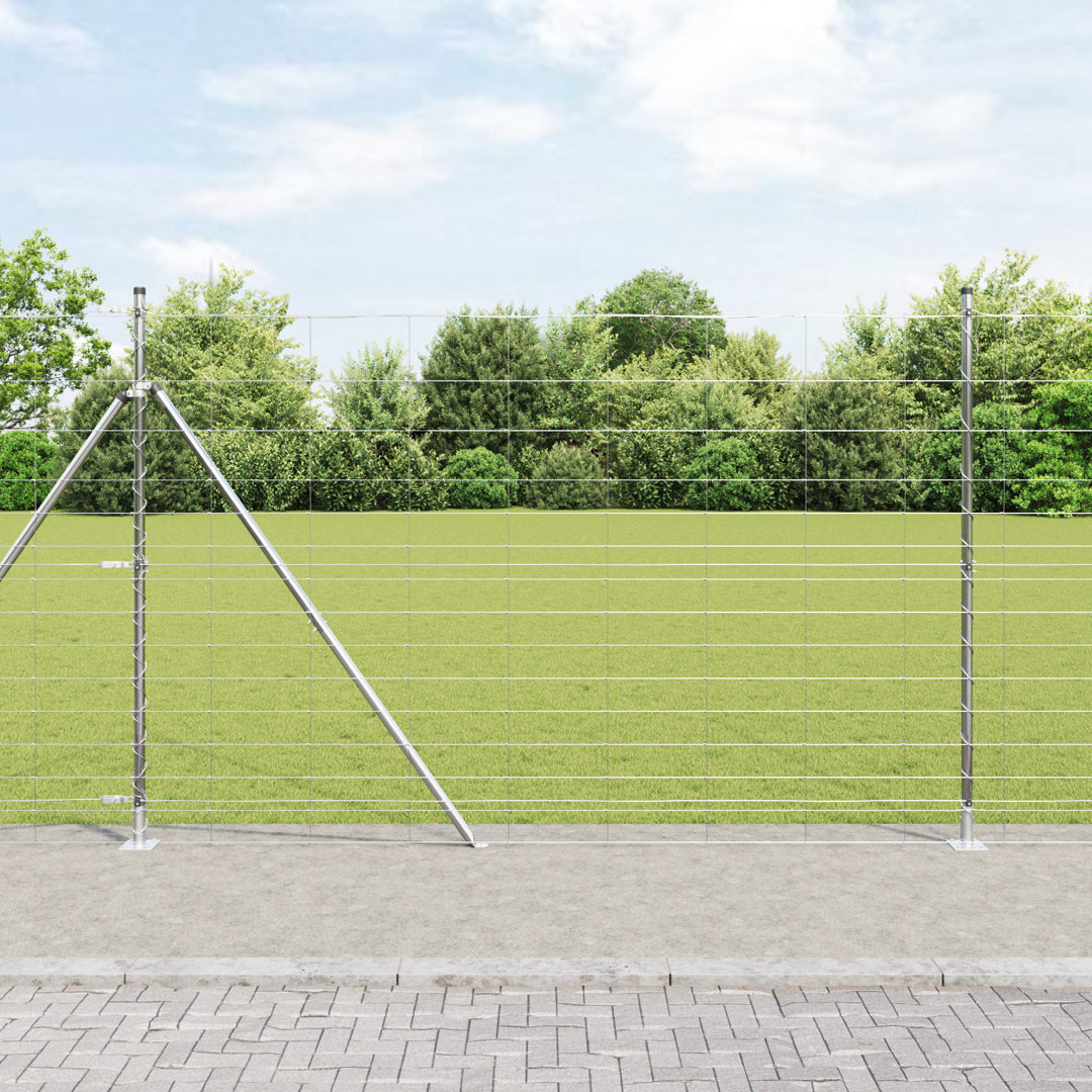 Vidaxl Field Fence Galvanised Steel