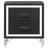 Malcolm Black 2-Drawer Nightstand Bedside Table