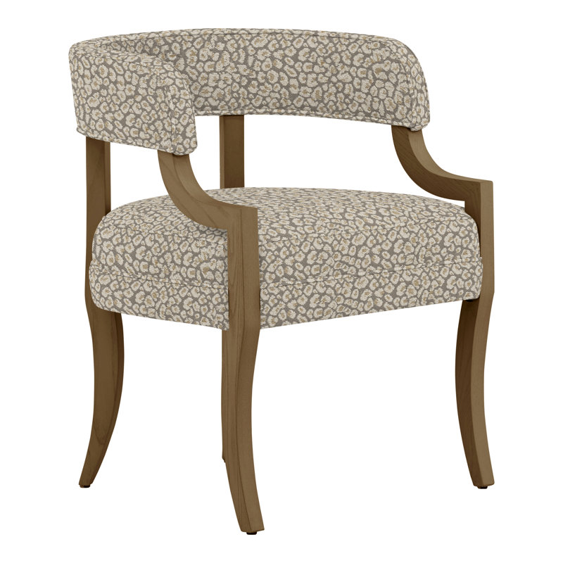 Otisco By Thom Filicia Upholstered Arm Chair, Navada Mushroom, Hampton