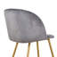 Denise 46cm H Velvet Upholstered Armchair-1202843357