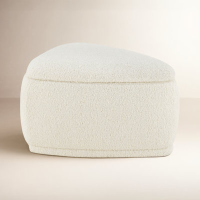 Adna 26.5'' Triangular Upholstered Storage Ottoman