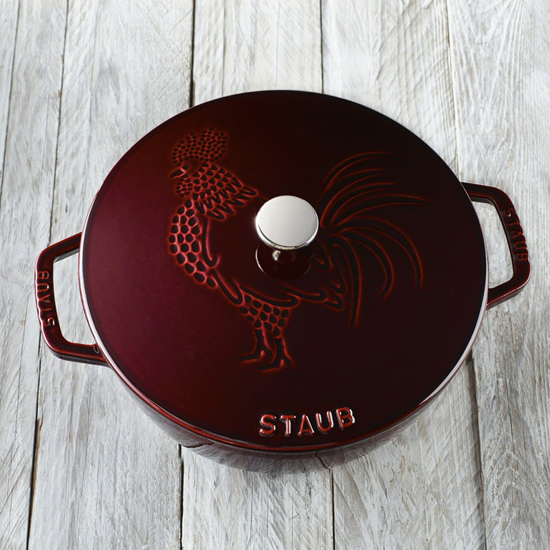 Cast Iron 3.8-qt Essential French Dutch Oven, Grenadine