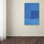 «Abstract Blue» par Eyron, reproduction d'art sur toile tendue-21026162