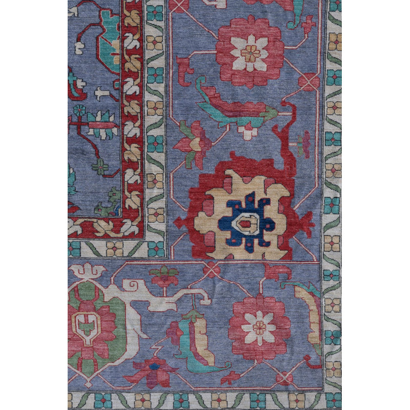 New Afghani Serapi Wool On Cotton 18Ft7inx27ft7in Stone