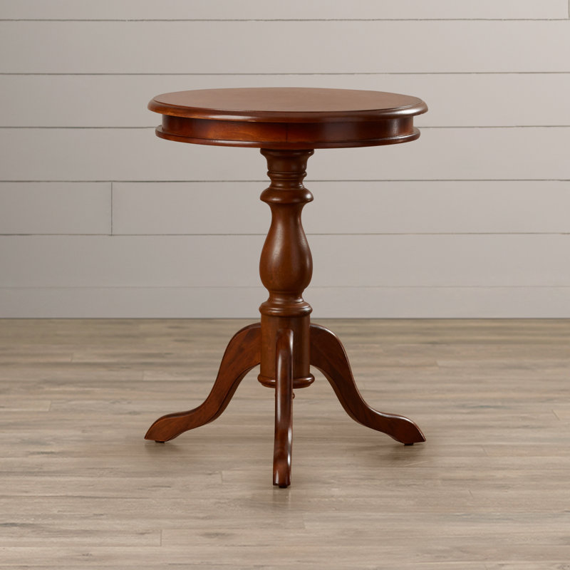 Table de bout à piédestal, Châtaigne