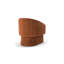 Fauteuil demi-tonneau en velours Amanada-1072668665
