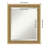 Carter Dark Gold Beveled Wood Framed Wall Mirror-118340211