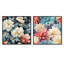 Stocksbridge - Ensemble de 2 collages floraux carrés-101848234-101848235