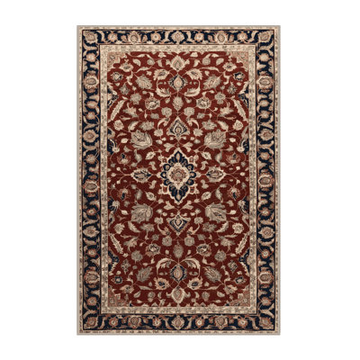 Machine Washable Persian Brown Area Rug