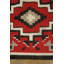 Bold Red Tribal geometric Antique Native American Navajo Flatweave Rug
