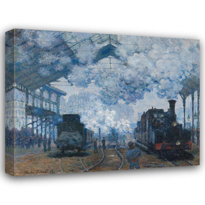 The Gare Saint-Lazare: Arrival Of A Train