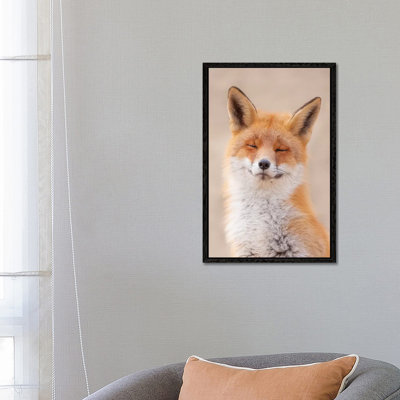 Zen Fox by Dick Van Duijn - Print on Canvas