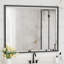 Miroir de salle de bain mural biseauté-1281742266