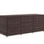 Boîte de rangement en osier PE avec doublure intérieure PE - Boîte de rangement pneumatique-121840229