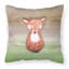 Coussin décoratif d’intérieur/d’extérieur en aquarelle de cerf-enfant-787692455