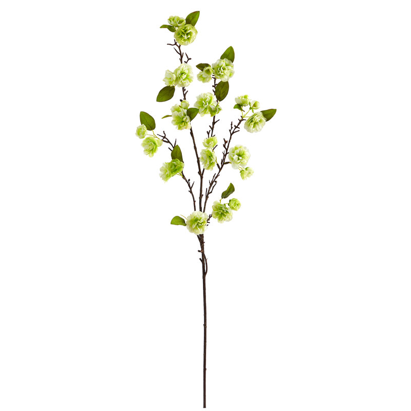 Fabric Cherry Blossom Arrangement, Light Green