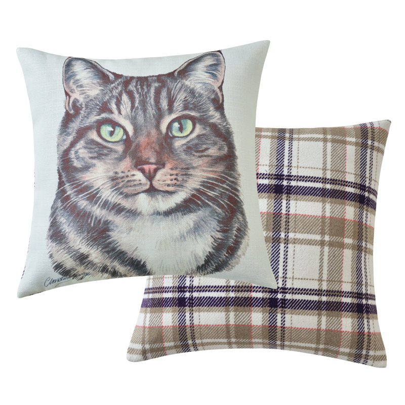 Beige Square Cushion