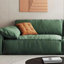 Causeuse-coussin modulaire verte 100% polyester-1276989766