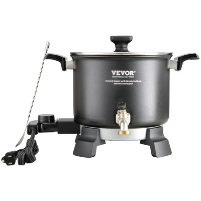 10.04'' H Metal Tabletop Wax Warmer
