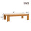 Table basse d'extérieur en bois Emmett
