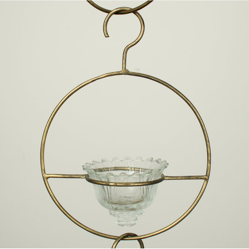 3 Piece Metal Tabletop Tealight Holder Set