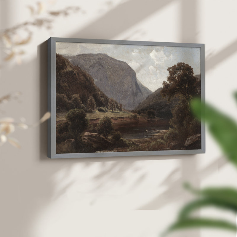 Paysages rétro-CDLxxxxi - reproduction encadrée - réversible