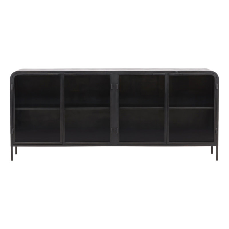 Jarin 79" Wide Sideboard, Black
