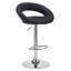 Swivel Upholstered and Genuine Leather Adjustable Height Bar Stool with Steel Frame-11975839-10258996