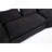 Modern Minimalist Modular Cloud Sectional Sofa with Deep Seats and Right-Facing Chaise, Black-1491881801