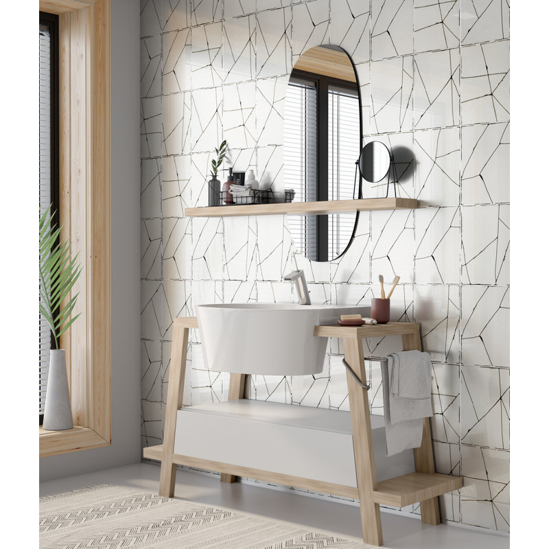 Mori Gray 8X12, White