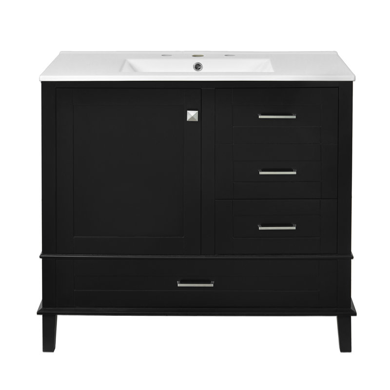 Meuble-lavabo simple avec plateau 30 po Stanzel