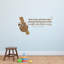 Adhésif décoratif en vinyle "What is easy Sloth"-51006691