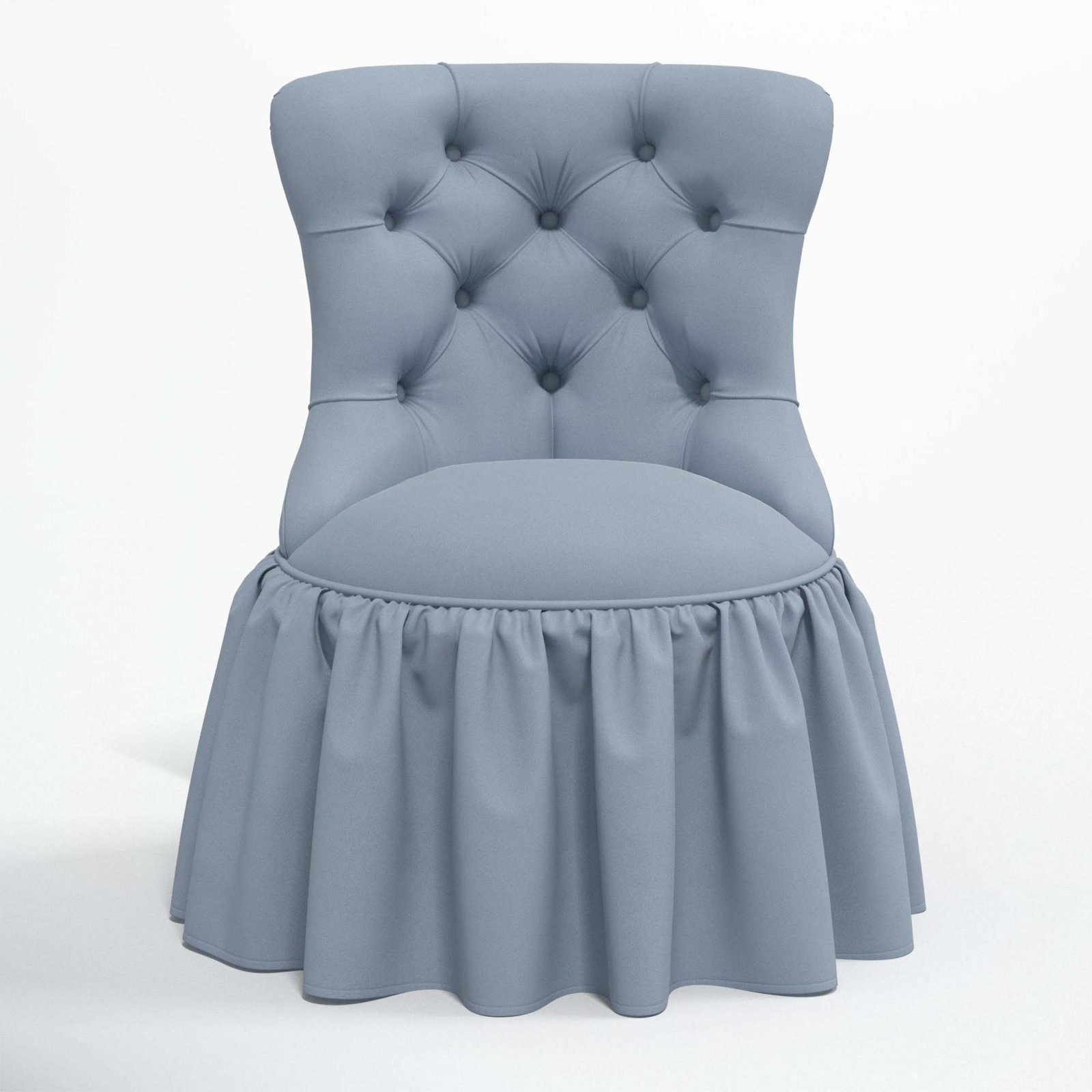 Minnie Side Chair, Classic Ocean Velvet