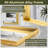Rectangular Aluminum Alloy Frame Wall Mounted Bathroom Mirror,Decorative Wall Mirror with HD Tempered Glass for Bathroom Bedroom Entryway Living Room-1350114141-1350114139