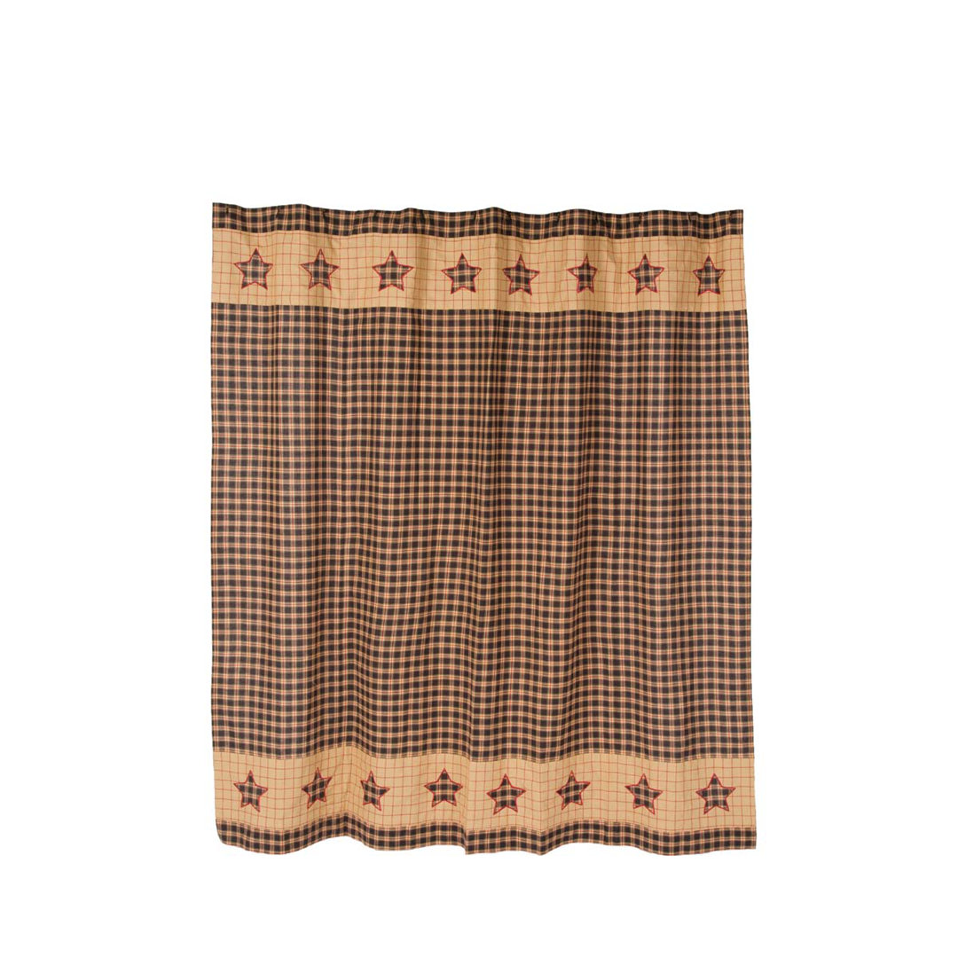 Plinio Cotton Plaid Shower Curtain August Grove®