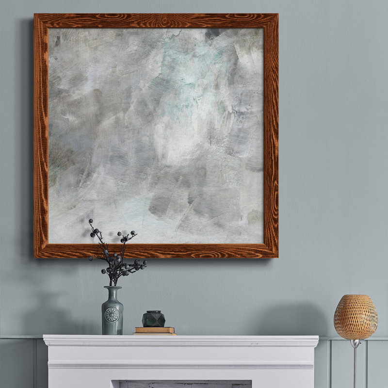 Gather - Peinture sur toile encadrée, H 17 po x l 17 po x P 1,5 po, Érable encadré