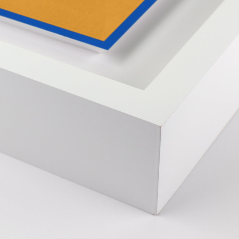 Inner Sight Painting by David Grey, 24" H x 18" W x 1.5" D, White Maple Framed Paper