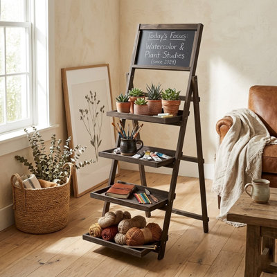 Applecroft Solid Wood Plant Stand 3 Tier