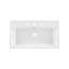 Claire 24" Console Sink White Basin Chrome Legs With 8" Widespread Holes-98076203