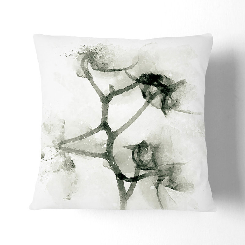 Square Throw Cushion, 55cm H x 55cm W x 20cm D, Stone