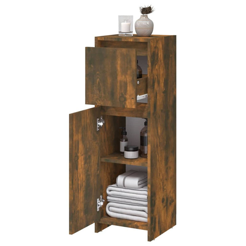 Lamerle Freestanding Bathroom Cabinet, Oak